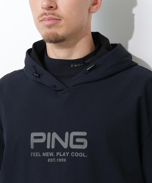 PING（ピン） tシャツ 「PING APPAREL」半袖フーディプルオーバー