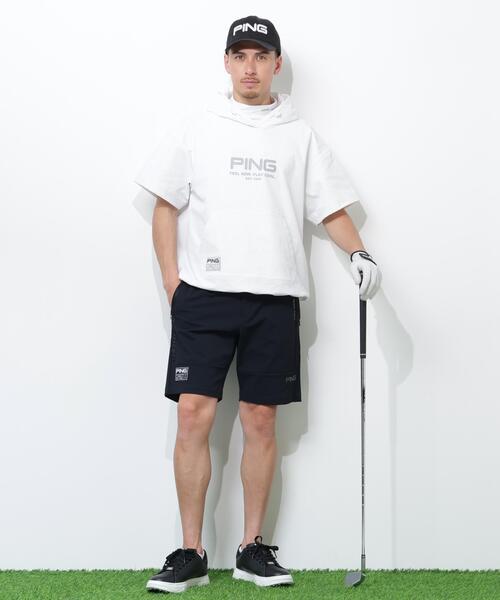 PING（ピン） tシャツ 「PING APPAREL」半袖フーディプルオーバー