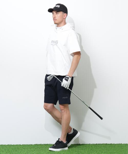PING（ピン） tシャツ 「PING APPAREL」半袖フーディプルオーバー