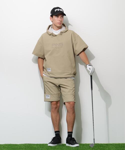 PING（ピン） tシャツ 「PING APPAREL」半袖フーディプルオーバー