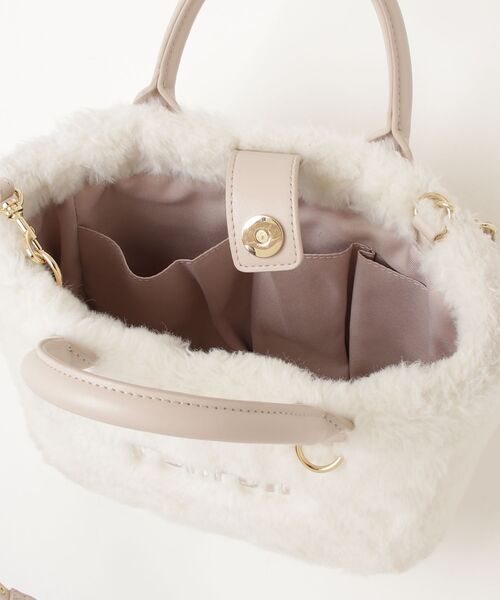 「FURFUR」 2WAYバッグ F アイボリー レディース_画像4