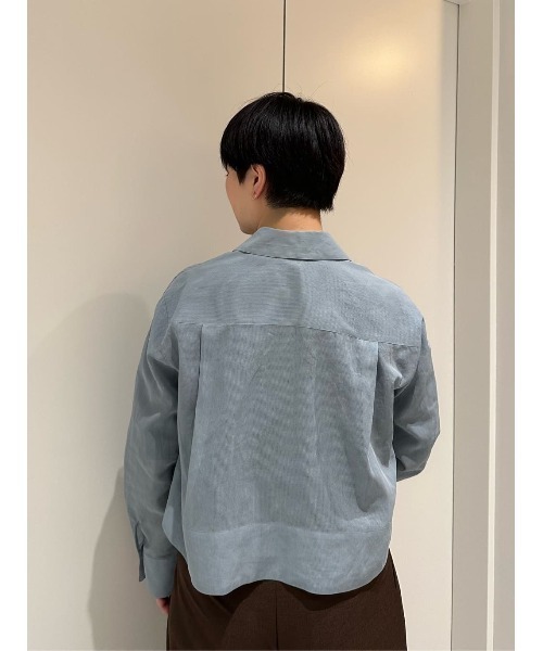 ブラウス シャツ COLUMN / Aラインシャツ「PERMANENT」 レディースの画像