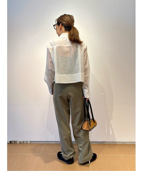 ブラウス シャツ COLUMN / Aラインシャツ「PERMANENT」 レディースの画像