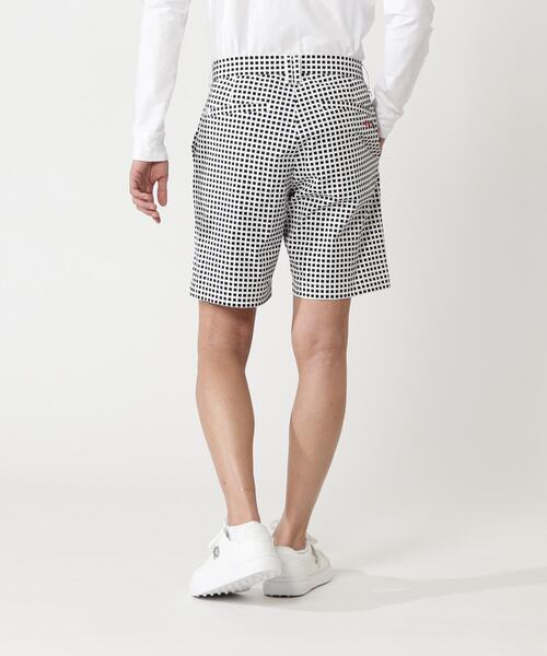 パンツ 綿ライクNY/PUハイストレッチショートパンツ メンズ_7