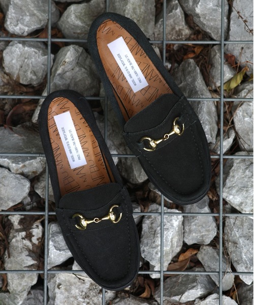 【美品】MANEBU マネブ　黒 レザー モカシンスタイル 27.5㎝ MANEBU（マネブ） シューズ 36 ブラック レディース : ZOZOTOWN Yahoo