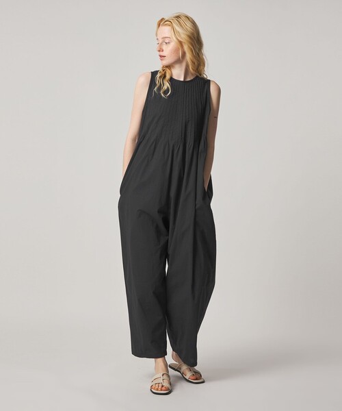 オールインワン 「Steven Alan」コットン ポプリン ピンタック オールインワン レディースの画像