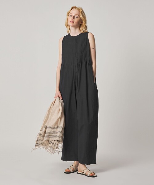 オールインワン 「Steven Alan」コットン ポプリン ピンタック オールインワン レディースの画像