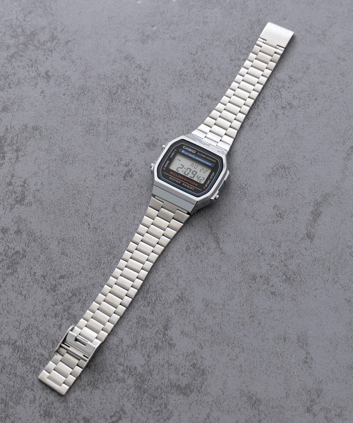 「CASIO」 デジタル腕時計 FREE シルバー メンズ_画像2