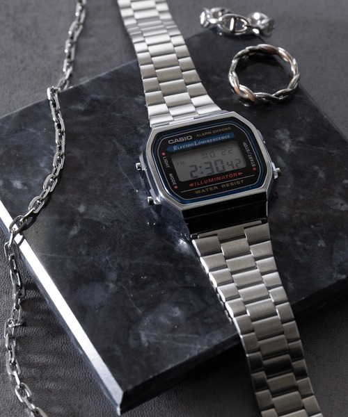 「CASIO」 デジタル腕時計 FREE シルバー メンズ_画像5