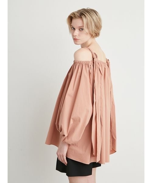 「styling/」 長袖ブラウス ONE SIZE ブラック レディース_画像4