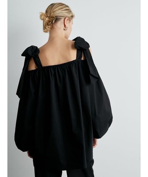 「styling/」 長袖ブラウス ONE SIZE ブラック レディース_画像10