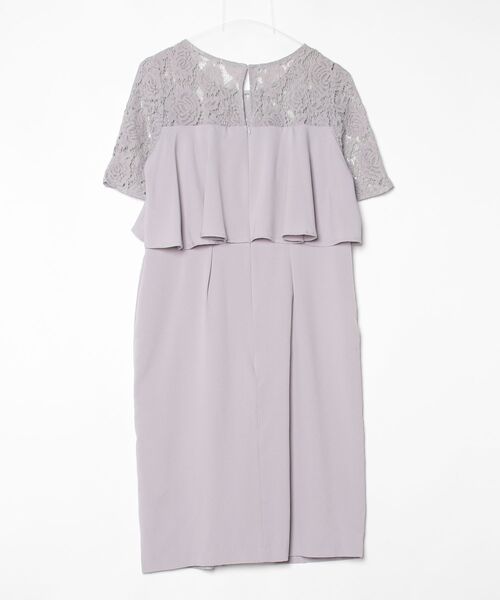 「PourVous」 半袖ワンピース X-LARGE グレー系その他 レディース_画像2