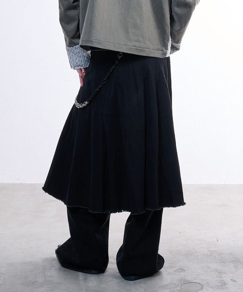 VI E DIT ワイドパンツ ジーンズ 2way skirt denim/スカートデニム