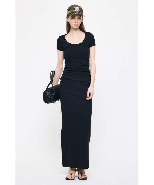 ワンピース SCOOP NECK JERSEY ドレスの画像