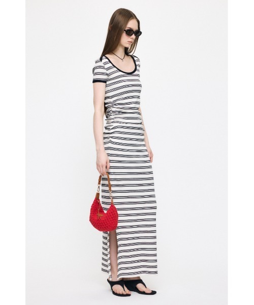 ワンピース SCOOP NECK JERSEY ドレスの画像