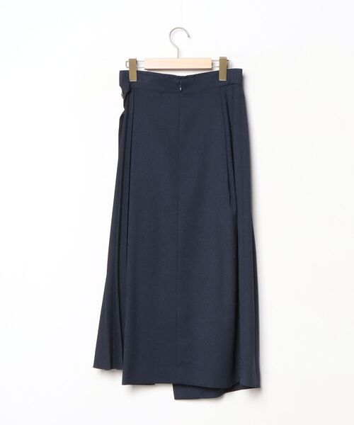 「GEORGES RECH」 プリーツスカート 38 ネイビー レディース_画像2