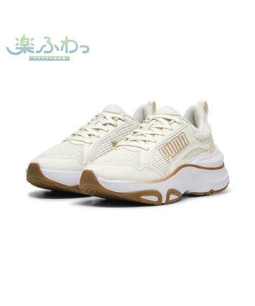 「PUMA」 ローカットスニーカー 25.0cm ブラック×ホワイト レディース_画像4