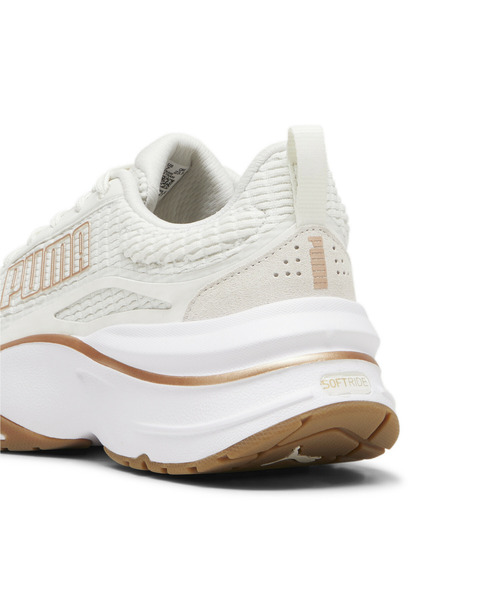 「PUMA」 ローカットスニーカー 25.0cm ブラック×ホワイト レディース_画像5
