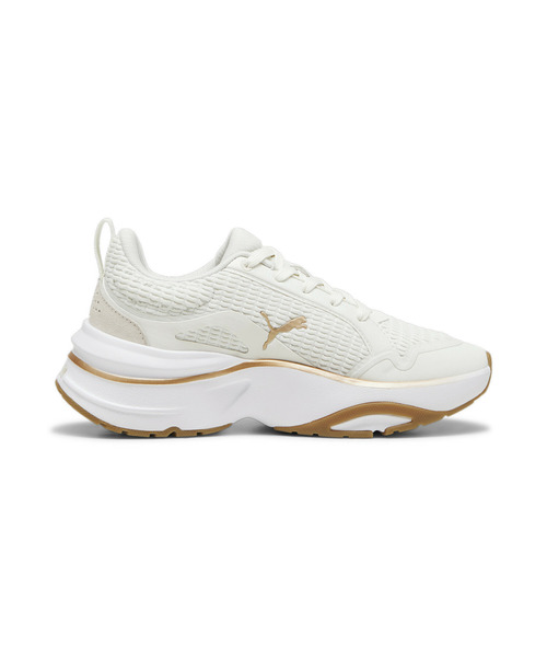 「PUMA」 ローカットスニーカー 25.0cm ブラック×ホワイト レディース_画像7