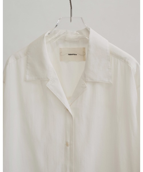 ブラウス シャツ Silky Halfsleeve Shirts レディースの画像