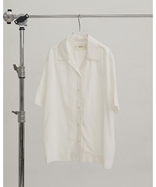 ブラウス シャツ Silky Halfsleeve Shirts レディースの画像