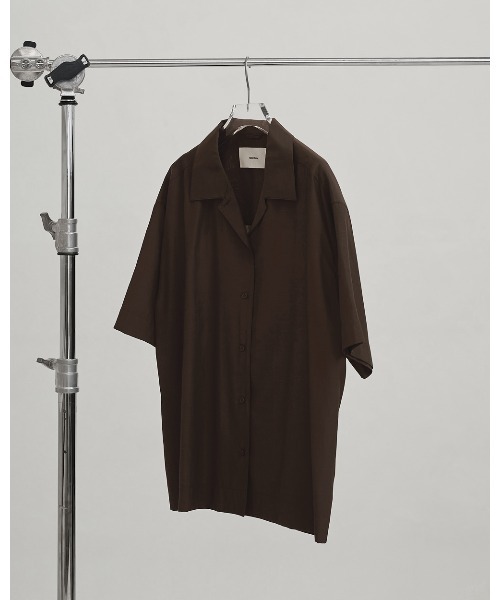 ブラウス シャツ Silky Halfsleeve Shirts レディースの画像