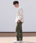 「DANTON」 長袖シャツ 40 ホワイト メンズの詳細画像4
