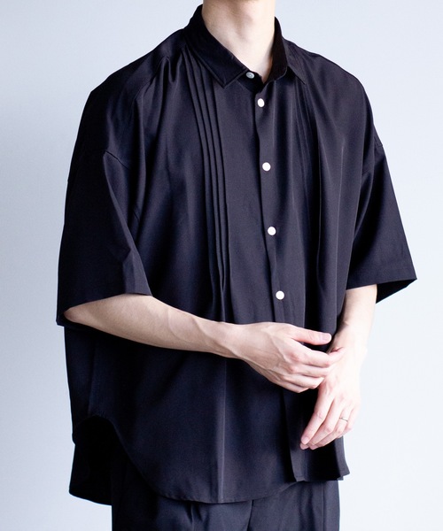 「Magine」 「HALHAM」半袖シャツ L ホワイト メンズ_画像7