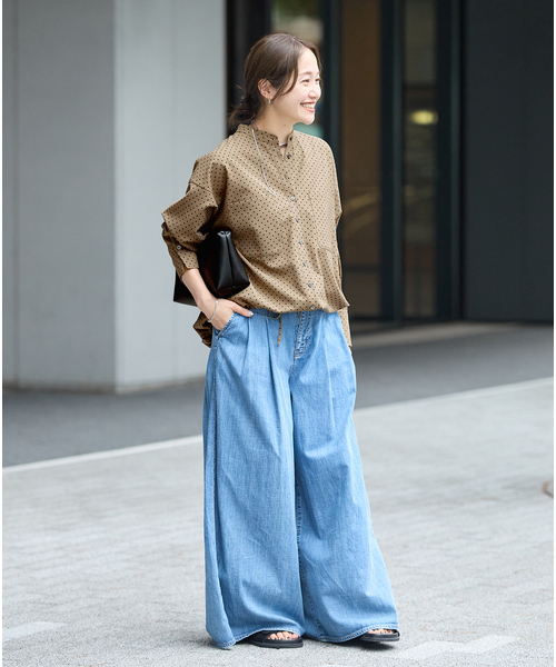 JOURNAL STANDARD ウーリッシュツイルタックボリュームシャツ JOURNAL STANDARD（ジャーナルスタンダード） ブラウス シャツ 「追加