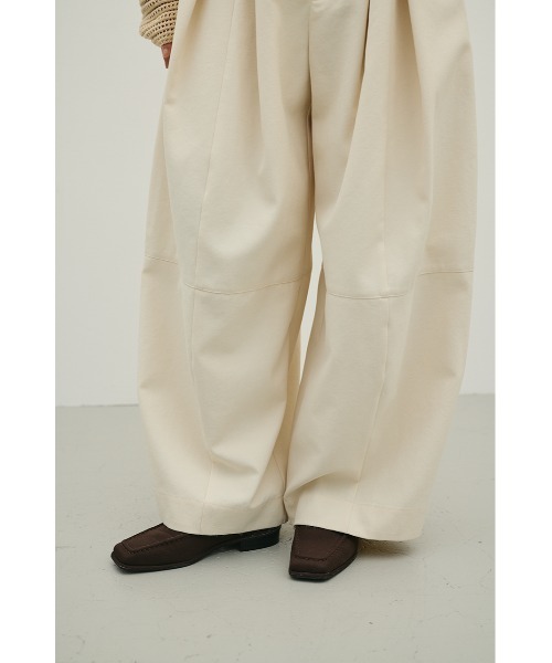 STYLE MIXER スタミキ　ベージュ タック入り ワイドパンツ　チノパンツ STYLEMIXER（スタイルミキサー） ワイドパンツ パンツ 「大人気パンツ