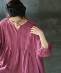 「soulberry」 7分袖ブラウス M ピ...の詳細画像1