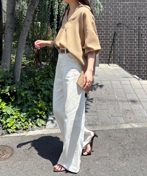 「COLLAGE GALLARDAGALANTE」 パンツ 1 グレー レディース_画像4