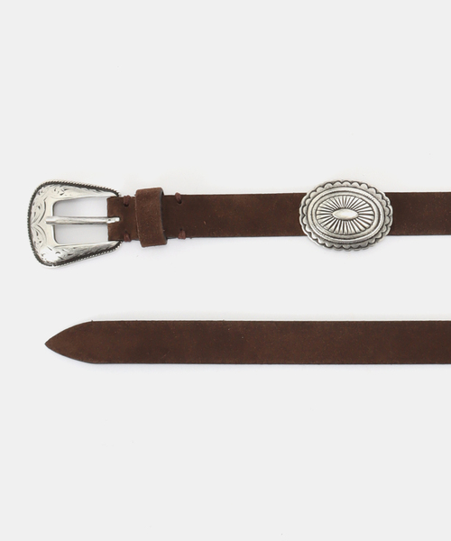 Puntovita（プントヴィータ） ベルト CONCHO BELT BROWN レディース