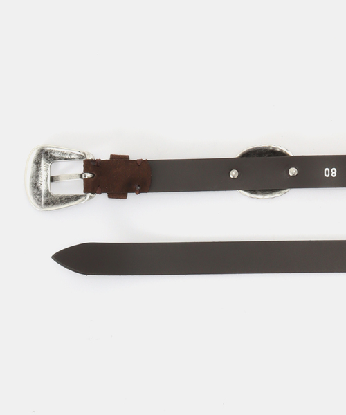 【PUNTOVITA/プントヴィータ】 CONCHO BELT Puntovita（プントヴィータ） ベルト CONCHO BELT BROWN レディース