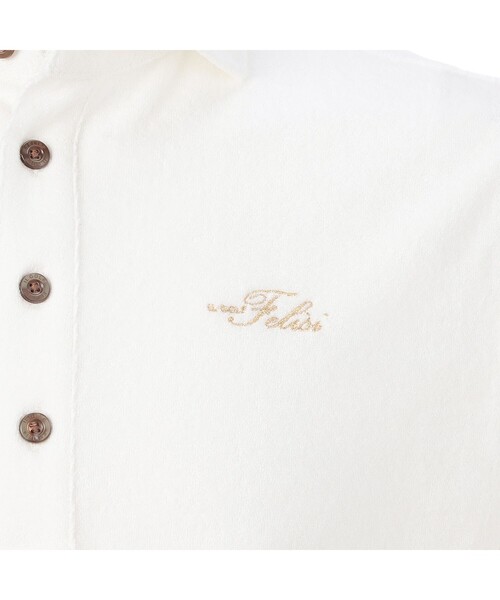 Felisi Golf ゴルフ MS MINI PILE HORIZONTAL SHIRT メンズ : ZOZOTOWN