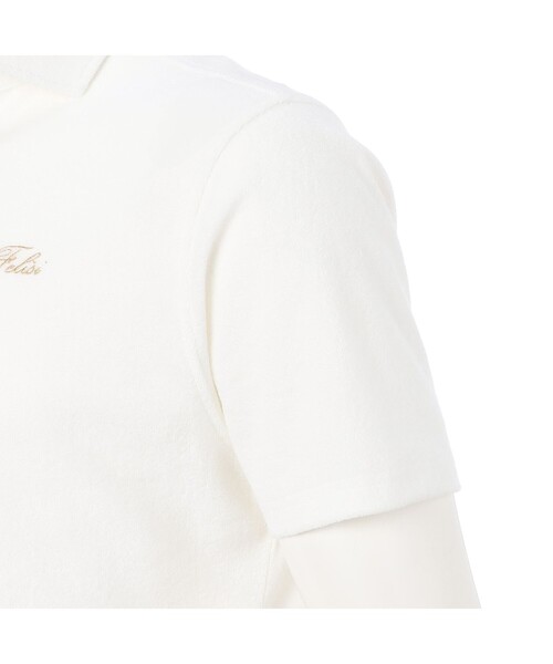 Felisi Golf ゴルフ MS MINI PILE HORIZONTAL SHIRT メンズ : ZOZOTOWN