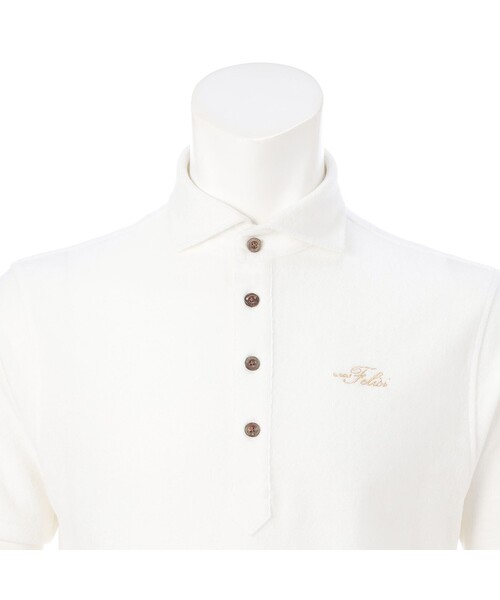 Felisi Golf ゴルフ MS MINI PILE HORIZONTAL SHIRT メンズ : ZOZOTOWN