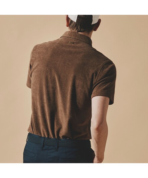 Felisi Golf ゴルフ MS MINI PILE HORIZONTAL SHIRT メンズ : ZOZOTOWN