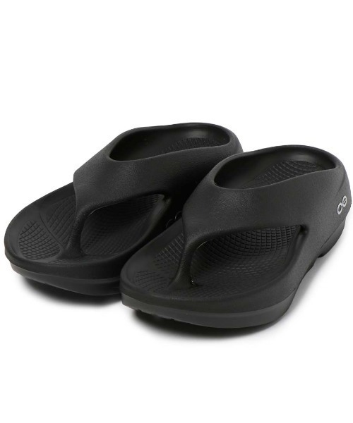Oofos ブラックサンダル OOFOS（ウーフォス） サンダル OOFOS OOriginal+ Black メンズ