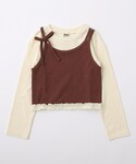 tシャツ 「WEB限定/DRC」ビスチェドッキ...の詳細画像1