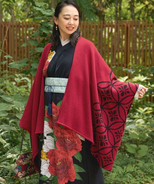 カヤ カーディガン 「カヤ」-attakee- 紋色羽織り ビッグ