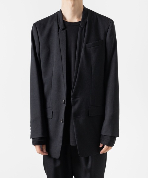 ATO ジャケット テーラードジャケット HOLLOW COLLAR JACKET