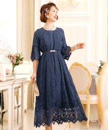 PourVous（プールヴー） ドレス 七分袖＆ロング ワンピースドレス