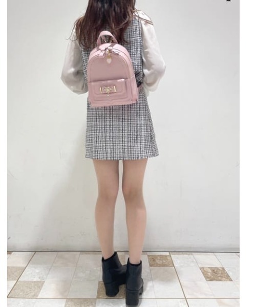 Samantha Vega ビジュー付きリュック サマンサベガ SAMANTHAVEGA フロントビジューリュック (ブラック