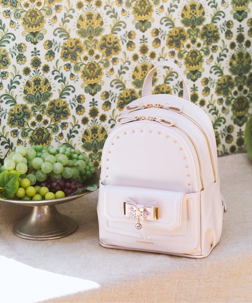 Samantha Vega デイバック リュック ビジューリボンリュック(小  