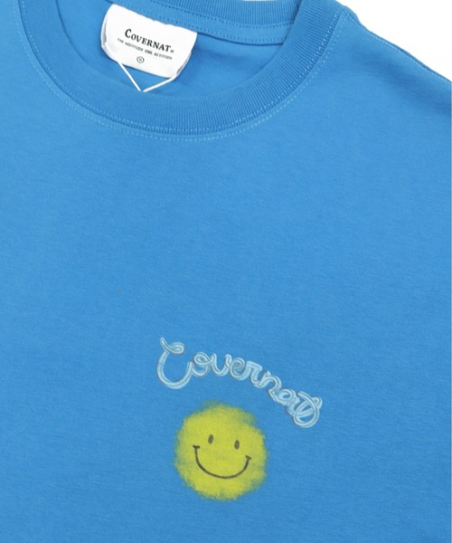 ★23SS★【COVERNAT】★Grocery Smile T-Shir.t★関税込★ COVERNAT tシャツ 「COVERNAT」SMILE LOGO S/S TEE / カバー
