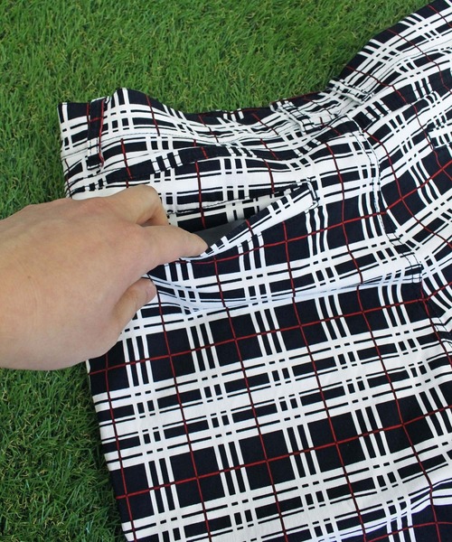 TopIsm（トップイズム） ゴルフ カモフラチェック柄 ストレッチ ゴルフ