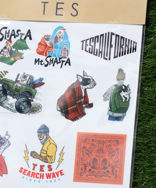 The Endless Summer ステッカー TES × POP FIRE A4 STICKER