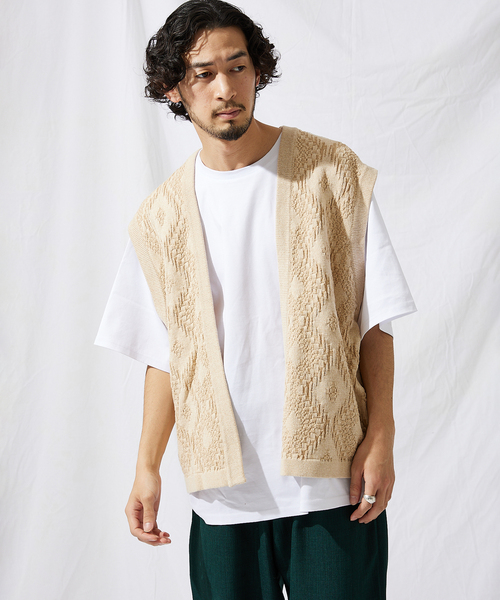 JOURNAL STANDARD ベスト ジレ 「GEOM PATTERN/ジオメパターン