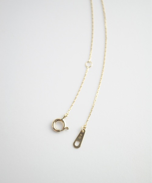 anq.（アンク） ネックレス 「anq.」K10・月ダイヤモンドネックレス